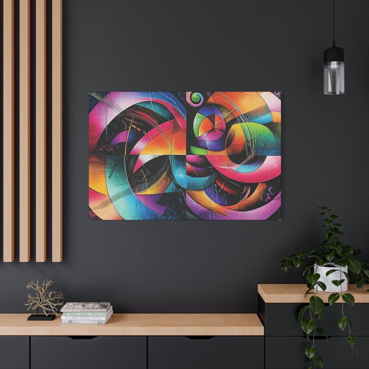 👉Tornades Galactiques : magnifique cadre💎effet captivant💎 garanti - Art Cocoon