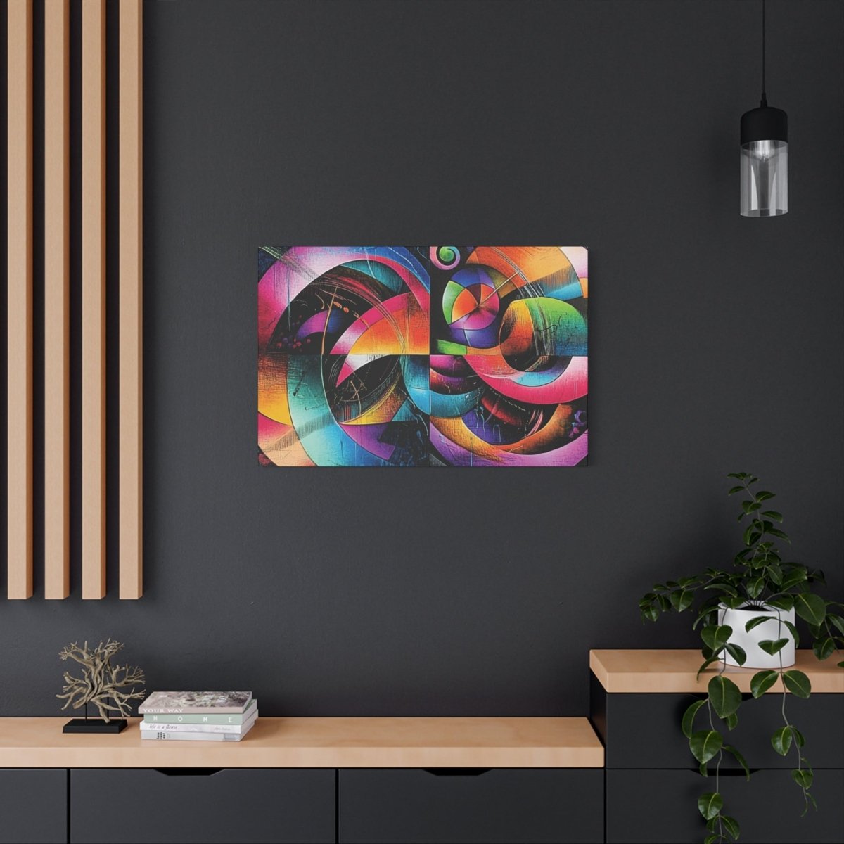 👉Tornades Galactiques : magnifique cadre💎effet captivant💎 garanti - Art Cocoon