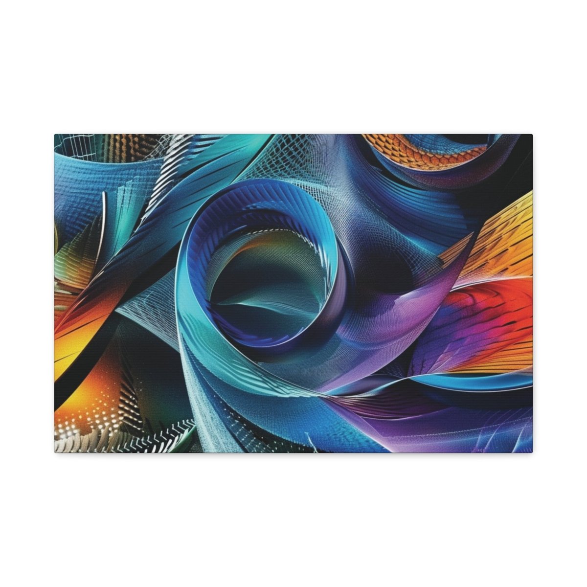 👉Tornades Vibrantes : magnifique cadre 💎effet captivant💎garanti - Art Cocoon