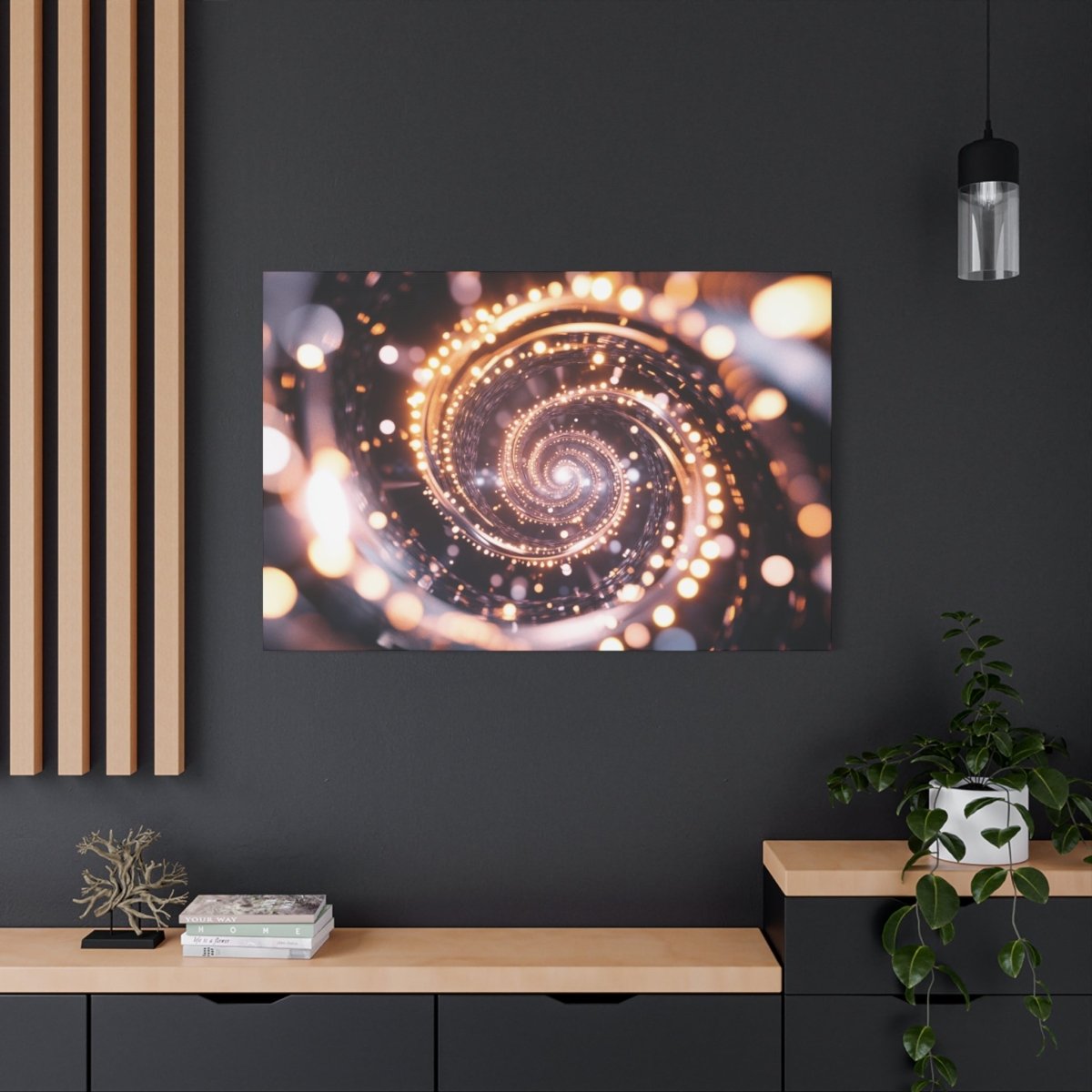 👉Tourbillon Vibrant : magnifique cadre💎effet fascinant💎 garanti - Art Cocoon