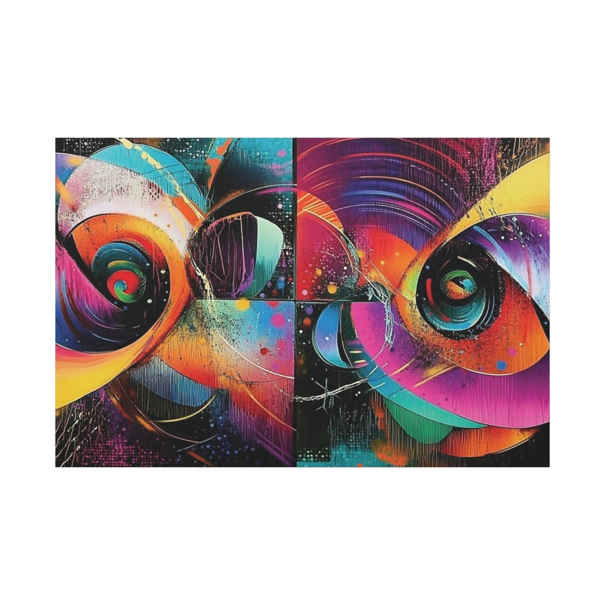 👉Trous Noirs : magnifique cadre💎effet captivant💎 garanti - Art Cocoon