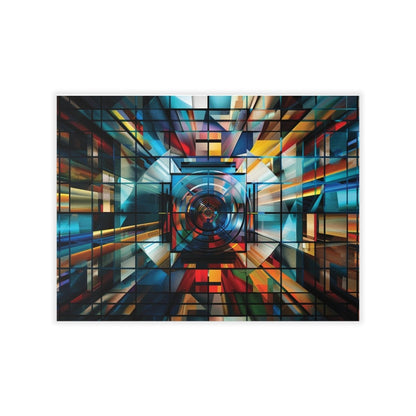 Vibrant Geometric Wall Decal - Modern Home Decor for Creative Spaces - Art Cocoon