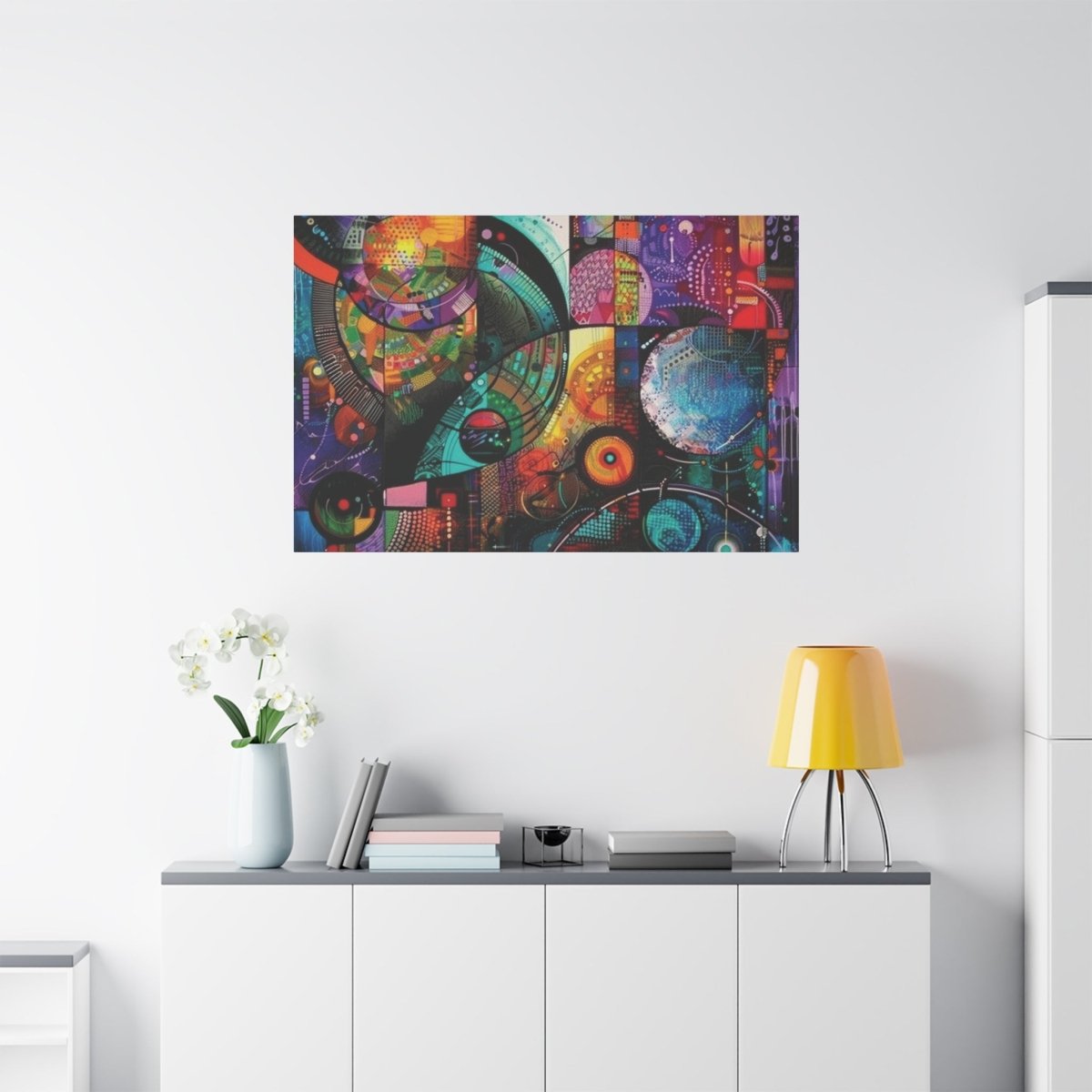 👉Vibration Cobalt : magnifique cadre💎effet captivant💎 garanti - Art Cocoon