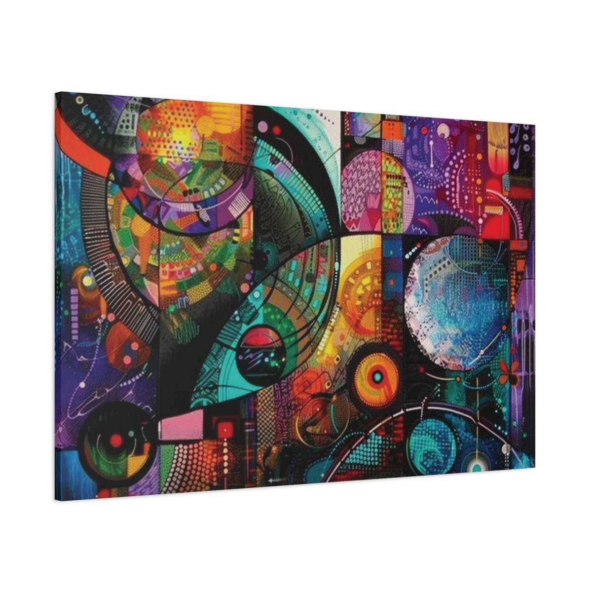 👉Vibration Cobalt : magnifique cadre💎effet captivant💎 garanti - Art Cocoon