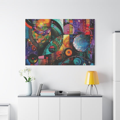 👉Vibration Cobalt : magnifique cadre💎effet captivant💎 garanti - Art Cocoon