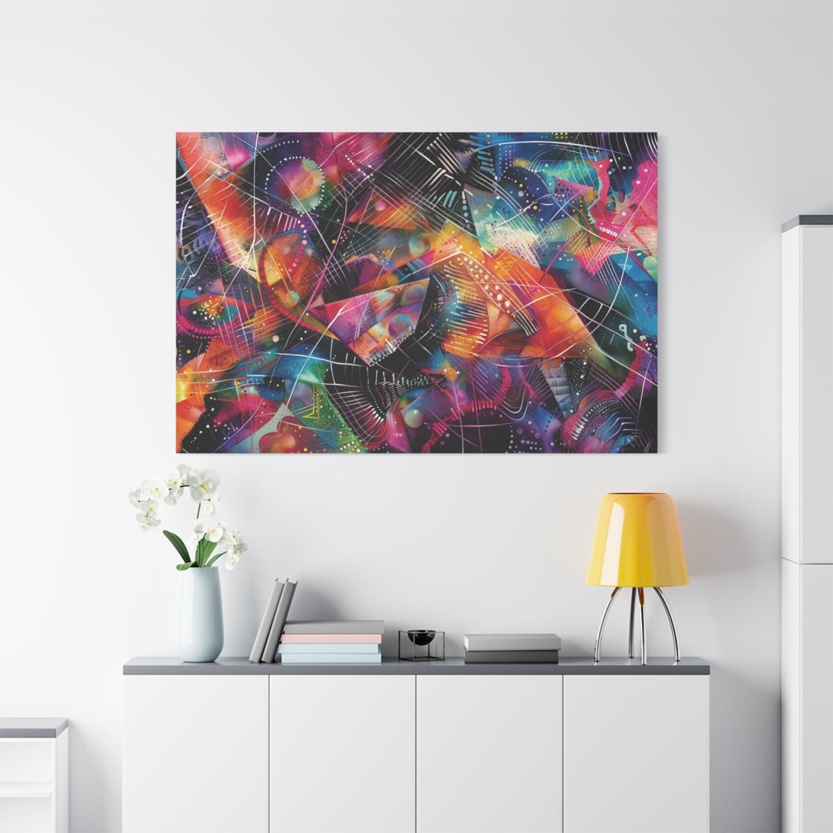 👉Vibrations Célestes : magnifique cadre💎effet captivant💎 garanti - Art Cocoon