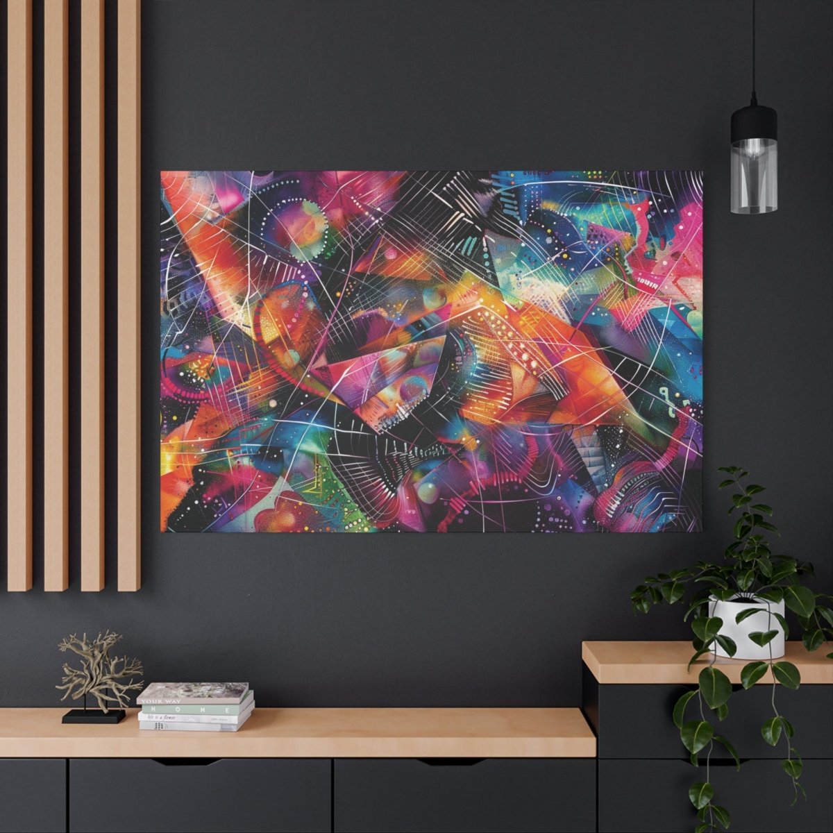 👉Vibrations Célestes : magnifique cadre💎effet captivant💎 garanti - Art Cocoon