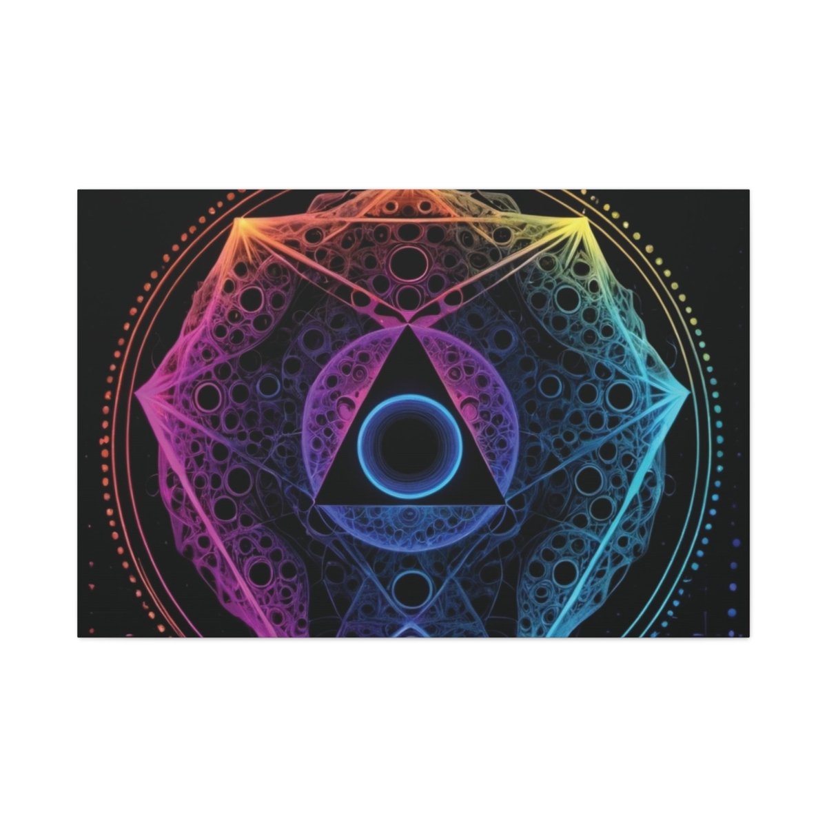 👉Vibrations Enigmatiques : magnifique cadre💎effet fascinant💎 garanti - Art Cocoon