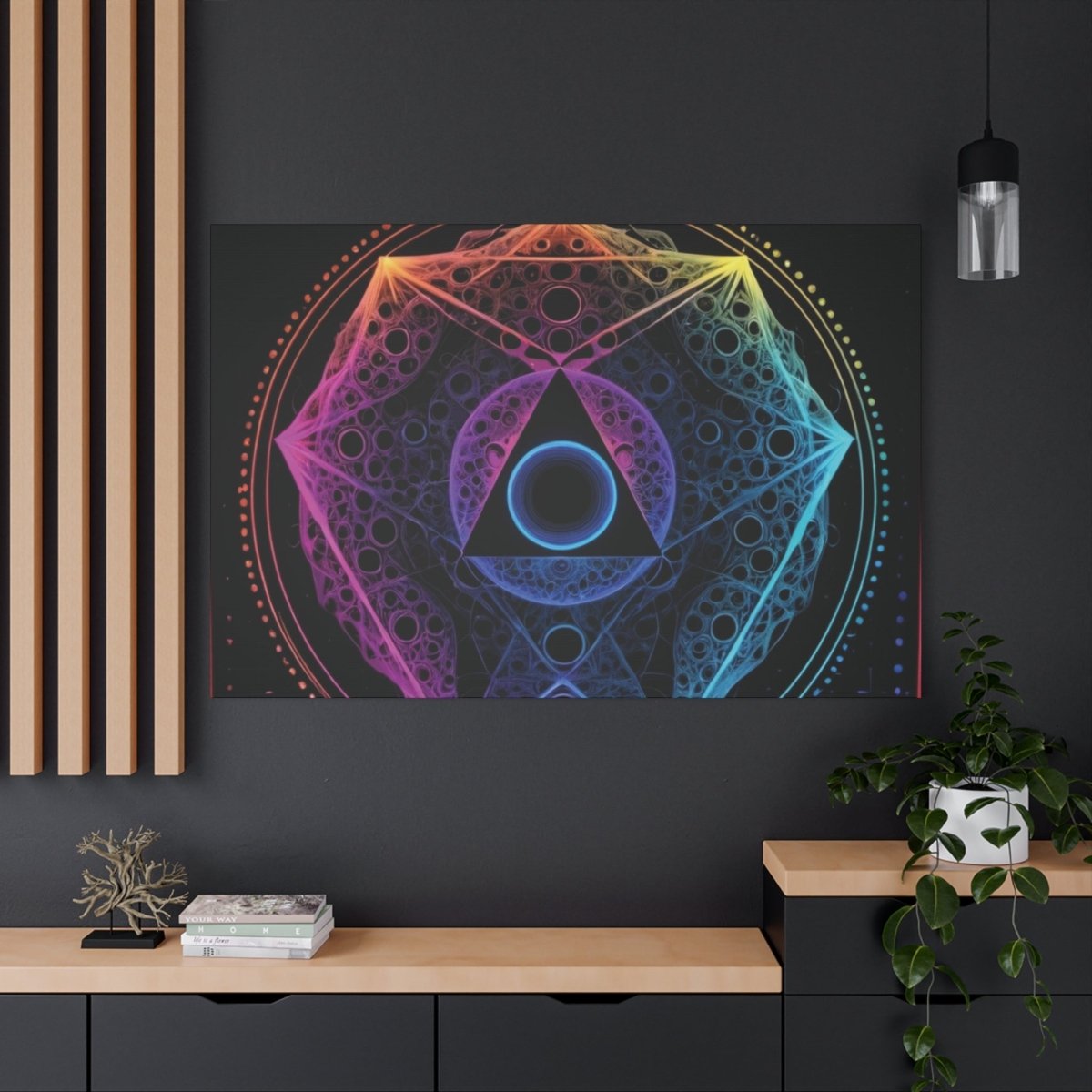 👉Vibrations Enigmatiques : magnifique cadre💎effet fascinant💎 garanti - Art Cocoon