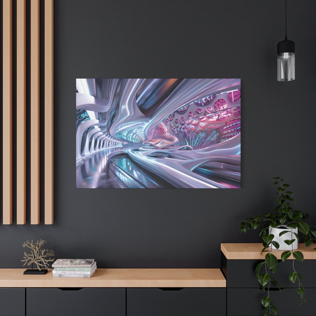 👉Voyage Interstellaire : magnifique cadre 💎effet futuriste💎garanti - Art Cocoon